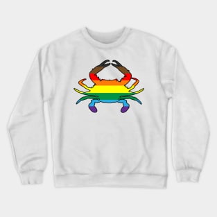 Blue Crab: QPoC Pride Crewneck Sweatshirt